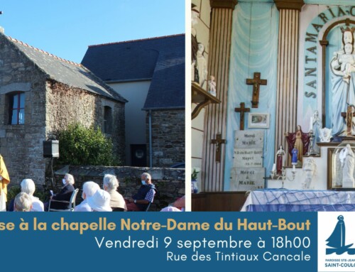Messe à la Chapelle du Haut-Bout le vendredi 9 septembre à 18h00
