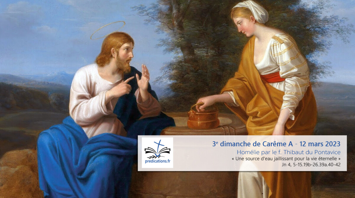 Homélie Pour Le 3e Dimanche De Carême A Paroisse Cancale Saint