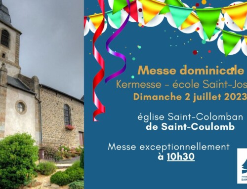 Messe du dimanche 2 juillet à Saint-Coulomb