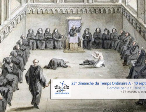 Homélie pour le 23e dimanche du Temps Ordinaire A