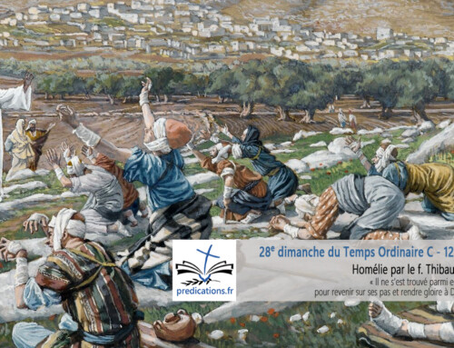Homélie du 28e dimanche du Temps Ordinaire : les 10 lépreux