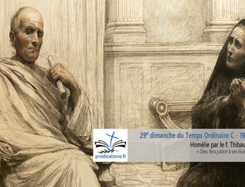 Homélie du 29e dimanche du Temps Ordinaire : Persévérer dans la prière
