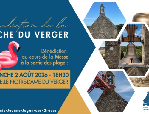 Bénédiction de la cloche de la chapelle du Verger après son installation
