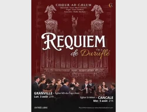 Le Requiem de Duruflé à Cancale le mercredi 5 août à 21h00